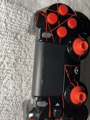 Custom Modded Sony PS4 Controller – DualShock 4 – Red/Black Splatter – UNTESTED