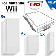 15 Pcs Memory Card Door Slot Cover Lids Replacement Set for Nintendo Wii Console