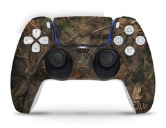PS5 Digital Version Console & Controller Vinyl Skin Decal Wrap Wood Camouflage