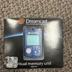 Sega Dreamcast Blue Visual Memory Unit VMU Boxed