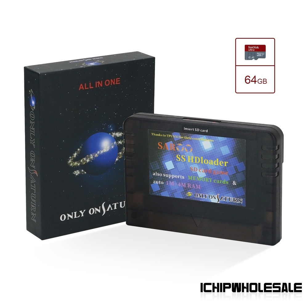 Regular Version SAROO Hardware Drive-free Game Programmer HDloader+ 64GB SD Card