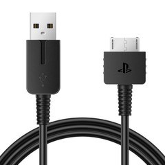 Funturbo Upgraded PS Vita Charger Cable, PlayStation 3.3 ft (1.0 m), Black