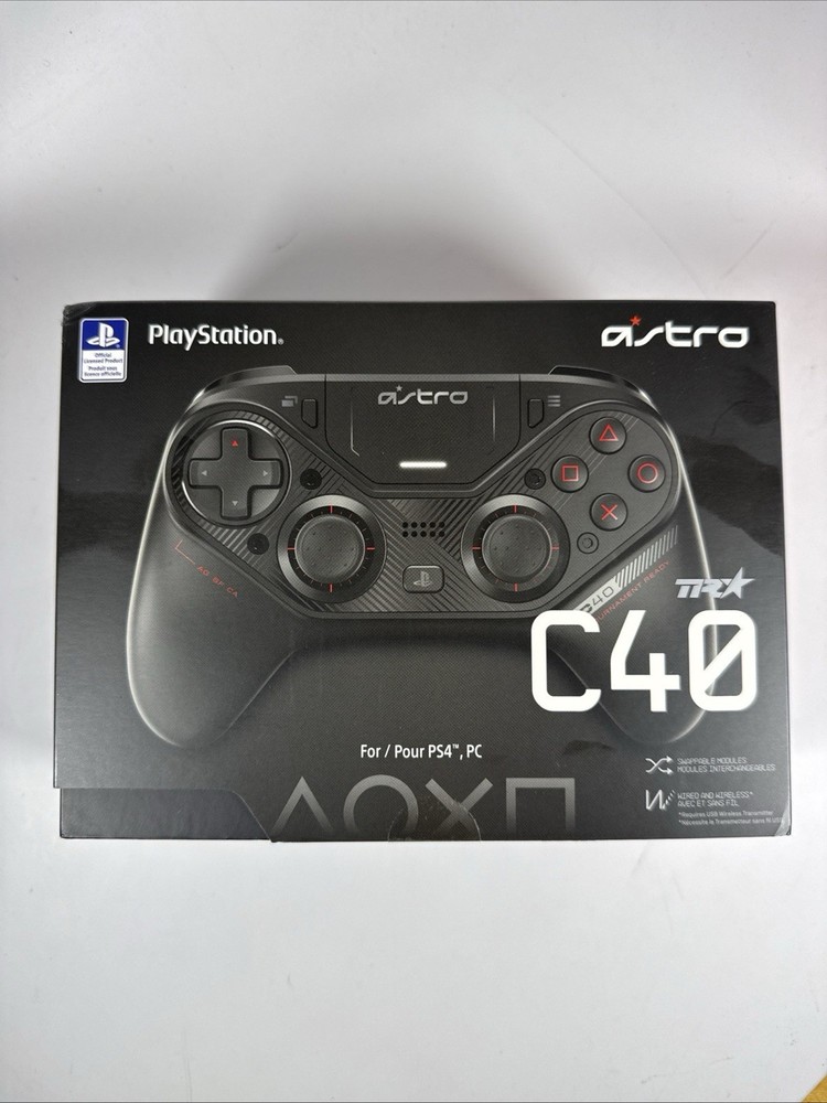 Astro Gaming C40 TR Wireless Controller for PC and PlayStation 4 – Black