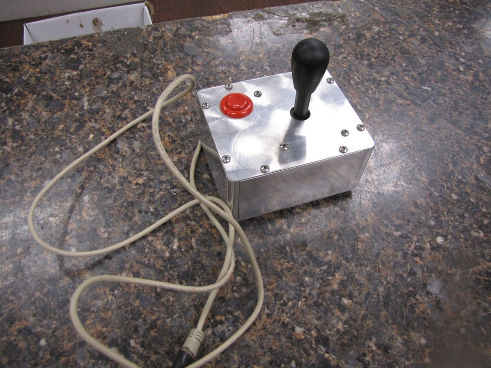 Square Joystick Controller Box w/ Button for Gaming PC Metal Custom Built -NB4