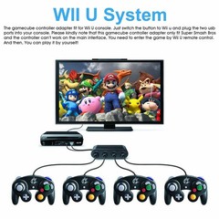 2 Pack Black Wired Controller For Nintendo GameCube Console CLASSIC JOYPAD