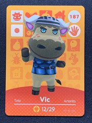Vic 187 Animal Crossing Amiibo Card Series 2 [NA] Near Mint/Pack Fresh