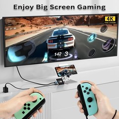 Versatile USB-C HDMI Dock for Switch, OLED & Steam Deck – Portable & Powerful