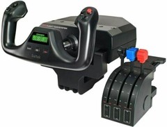 Logitech Flight Yoke Throttle System – Black