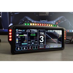 SimLJQ Racing Game Simulator Dashboard 1280×480 IPS RGB LED Support for SIMHUB