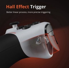 Wireless PC Controller with Hall Effect Joysticks & Triggers,