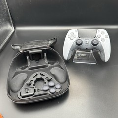 PS5 DualSense Edge Controller , Custom White & Gray K-Silver Pro+TMR Upgraded