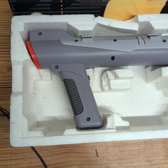 SNES Super Scope 6 w/Box No Receiver, Sight, Eye Piece, Works *SEE PHOTOS*