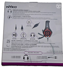 Nyko Core Headset Universal Wired Audio and Chat Headset