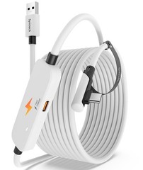 Syntech VR Charging Link Cable 16FT Compatible with Meta Quest 3S/Quest 3/Oculus