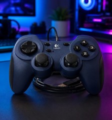 Logitech Dual Action USB Game Controller G-UF13A Excellent PC Gamepad