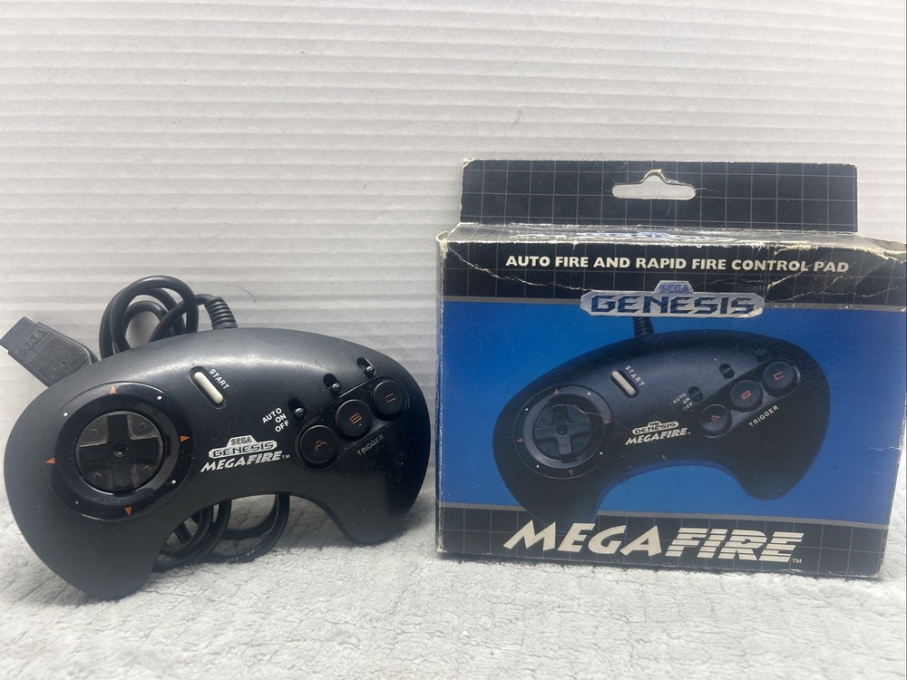 Sega Genesis Mega Fire Controller With Box