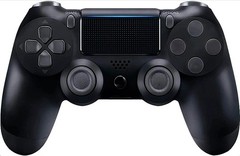2PC Wireless Controller Bluetooth Gamepad for PlayStation4 PS4 Black Color