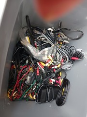 Lot of 10 Audio Video AV Composite 3 RCA Cable Various Vintage