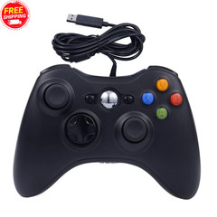 Wired Game Controller for Xbox 360 360 Slim PC Windows 7/8/10/11 Dual Vibration
