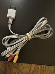 Original Official Nintendo Wii Audio Video Red White Yellow AV Cable RVL-009