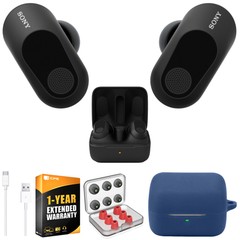 Sony INZONE Buds Truly Wireless Gaming Earbuds, Black +Accessories +Warranty Kit