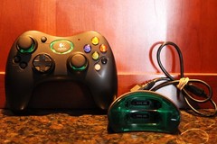 Original Microsoft Xbox Logitech Wireless Cordless Game Controller & Receiver