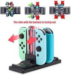 Smart LED Charging Dock for Nintendo Switch: Charge 6 Controllers Simultaneously