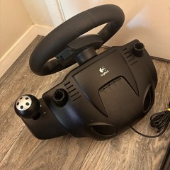 Logitech Driving Force Pro GT E-UJ11 Steering Wheel And Pedals (No AC adapter)