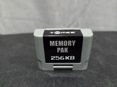 Nintendo 64 N64 Memory Pak Tomee 256KB Controller Card – Gray