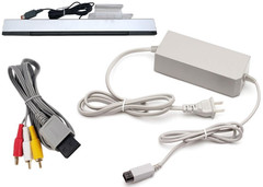 NEW Replacement Power Adapter + AV Cable + Sensor Bar SET for Nintendo Wii Cords