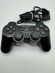 Black Dual Shock 2 Controller Official Sony PlayStation 2 PS2 SCPH-10010 Tested