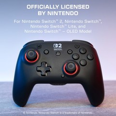 Turtle Beach Rematch Wireless Controller for Nintendo Switch 2, Charcoal Black
