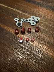 OEM Original Xbox One Controller Replacement Parts Model 1708 Red