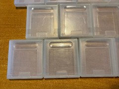 Lot of 14 Nintendo Game Boy Original OEM Clamshell Plastic Game Cases Dust Cover