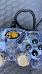 Mad Catz Microcon Clear Wired Controller For PlayStation 2