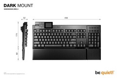 be quiet! Dark Mount Mechanical Keyboard | Tactile | Hot-Swappable US (ANSI)