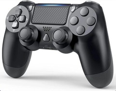2PC Wireless Controller Bluetooth Gamepad for PlayStation4 PS4 Black Color