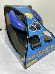 Vintage GAMERS FACTORY High Velocity PC Racing Wheel Windows 98 Retro Gaming