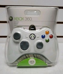 OEM Microsoft Xbox 360 Wired Controller (White) New, Factory Sealed *READ*