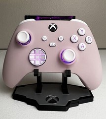 Cute Pink – RGB LED – Pastel Sakura – Custom Wireless Controller for Xbox or PC