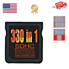 SDHC 330 in 1 Gaming Card Compatible with DS DSI 2DS 3DS 2DSXL 3DSXL