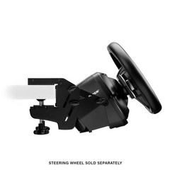SimTask Steering Kit: Adjustable Clamp & Spinner Knob for Truck/Farm Sim Gaming