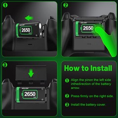 Rechargeable Battery Pack For Microsoft XBOX One/One S/One X Wireless Controller