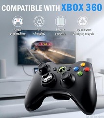 for Xbox 360 Wireless Controller 2 Pack Battery Kit with Dual Charging Station