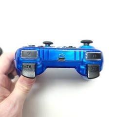 PowerA Mini Pro Elite Playstation 3 PS3 Wireless Gaming Controller Blue Open Box
