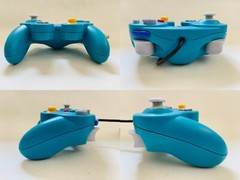 Nintendo Gamecube Offical 4 Controllers Emerald Green Tested DOL-003 Japan Used