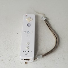 Nintendo Wii Remote Controller White RVL-003 with Wrist Strap Tested