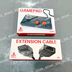 2025 – Atari Gamepad CX78+ & 5FT Extention Cable – for ATARI 2600, 2600+, 7800