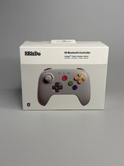 8bitdo 64 Bluetooth Controller. Classic Grey & Funtastic Buttons.