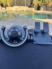 1990’s AVB Force Feedback Steering Wheel & Pedals For Pc Windows 95/98/XP